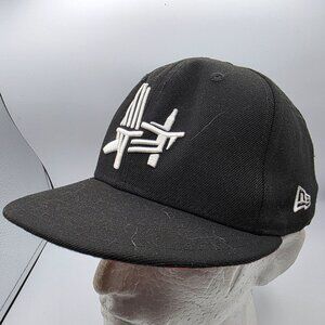 New Era 9Fifty Snapback Hat Medium/Large Black Muskoka Brewery Logo Adjustable